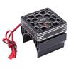 RC Cooling Fan Aluminum Alloy 40mm Motor Fan with Heatsink Metal Cover for 1 8 1 10 RC Car 540 550 F540 3650 3660 Motor