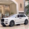 Diecast Metal Toy Car 1/20 for Rolls-Royce Cullinan SUV Off-Road Alloy Model Car Simulation Sound Light Toy for Kids