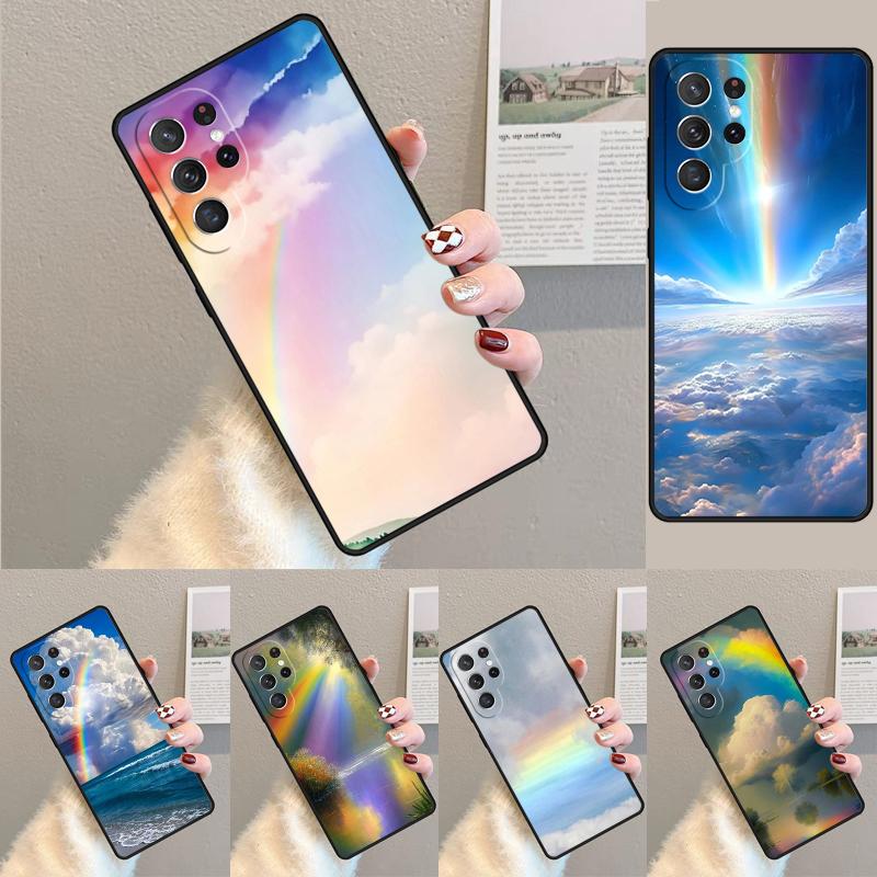 A Rainbow In The Sky Phone Case for Samsung Galaxy Note 10 Pro S26 Ultra S23 S24 FE S25 S21 S22 PLUS Shockproof Cove