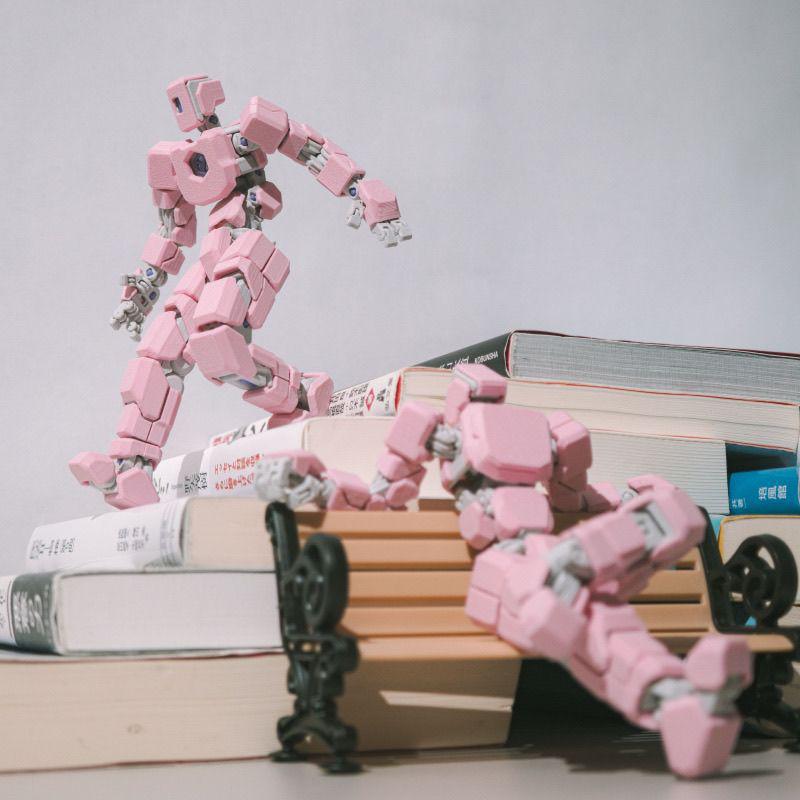 Nuova Action Figure Articolata Robot Mecha Stampato in 3D Mini Giocattolo Multi-Snodo Posabile Modello Guerriero Mech Figura da Collezione Regali