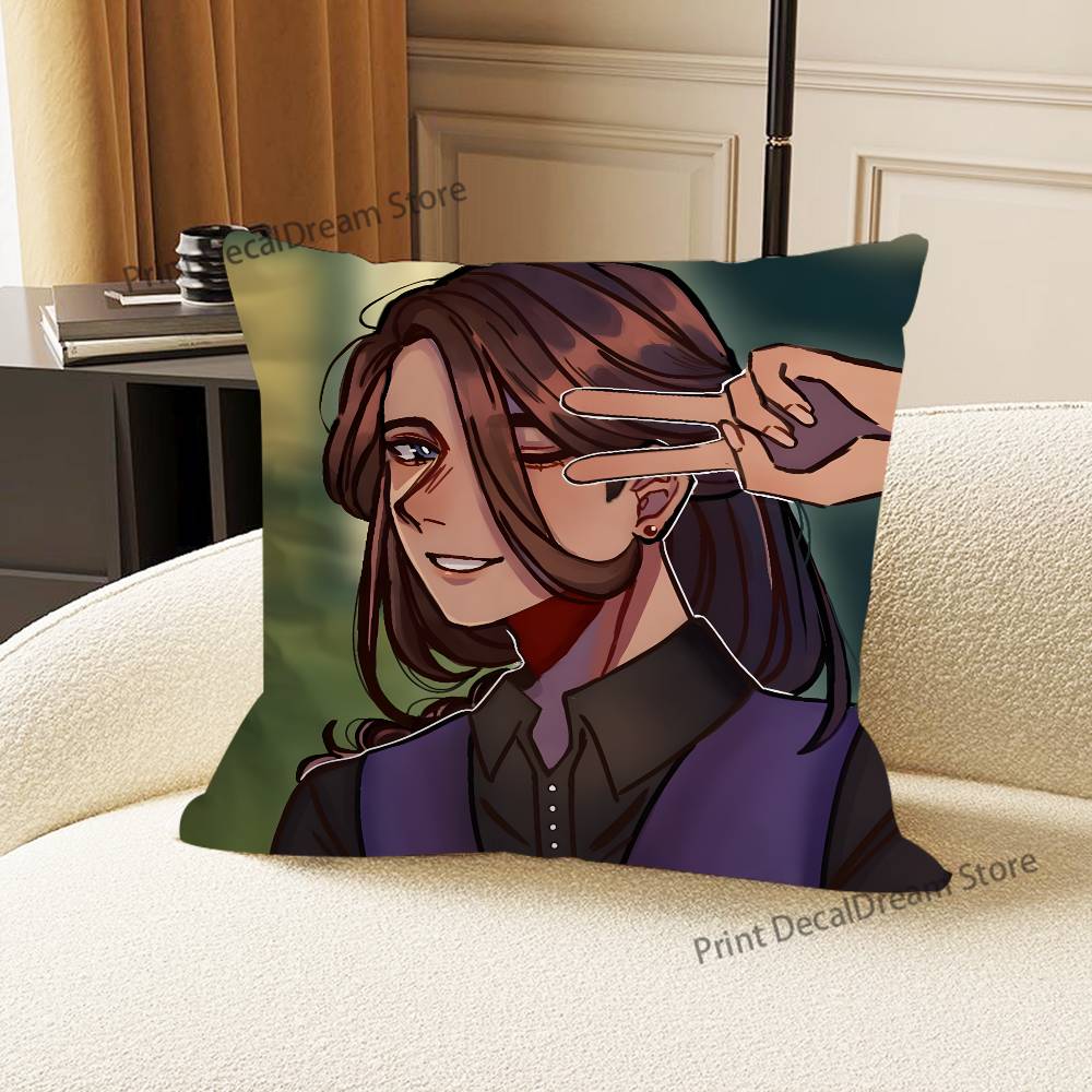 K-Kids at The B-Back C-Crowe Cushion For Bedroom Car Coffee Shop Room and Living Room Sofa Decorative Pillow Cover Case