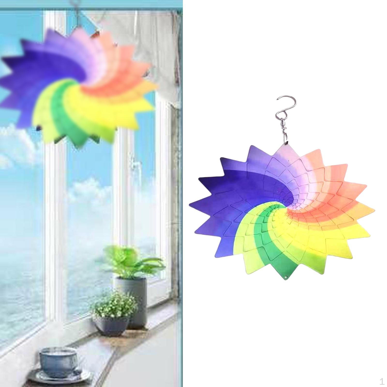 

20 Wind Catchers Rotating Chime Bells for Outdoor Patio Ornaments Colorful