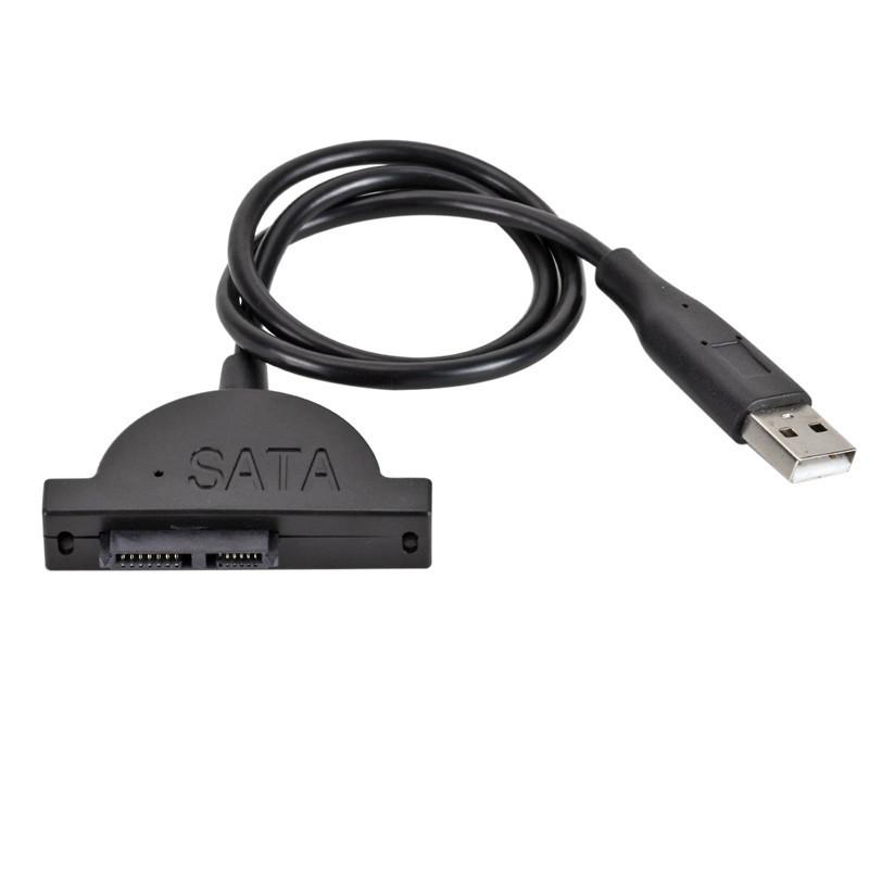 Sata To Usb Adapter Converter Cable 13p For Laptop Odd Cd Dvd Optical Drive