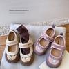 Children's Board Shoes Girl Mary Jane Shoes Shallow Mouth Girl Princess Shoes
