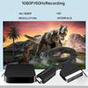 Scart to HDMI-Compatible Adapter Converter Scart 1080P Scart Input Cable HD Output Port for HDTV STB VHS Xbox PS3 DVD