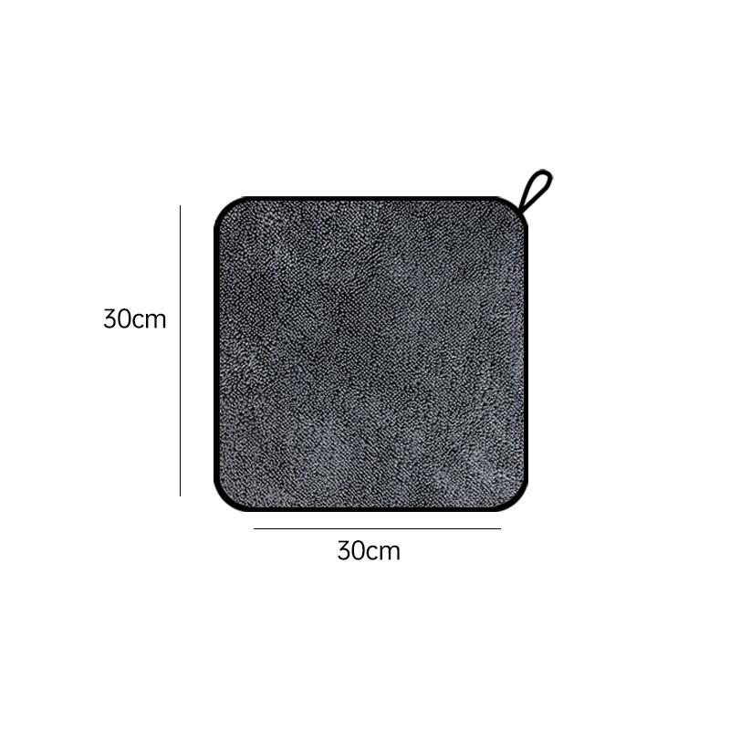 Ręcznik do mycia samochodu z koralowej mikrofibry o wysokiej gęstości – Miękki, Gruby, Dwustronny, Duży rozmiar.