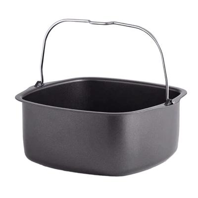 Air Fryer Cake Bucket Air Fryer Cake Basket Baking Supplies Air Fryer Accessories Square Cake Moulds for Air Fryers