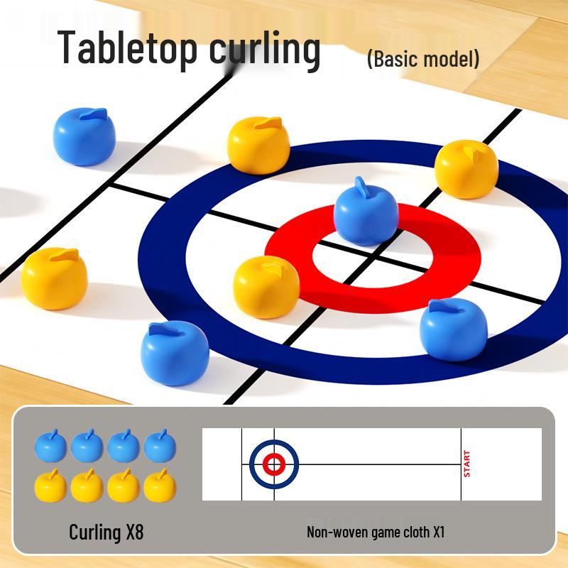

Трансграничный образовательный и развлекательный настольный мини-набор для игры в хоккей и керлинг для семейных посиделок.