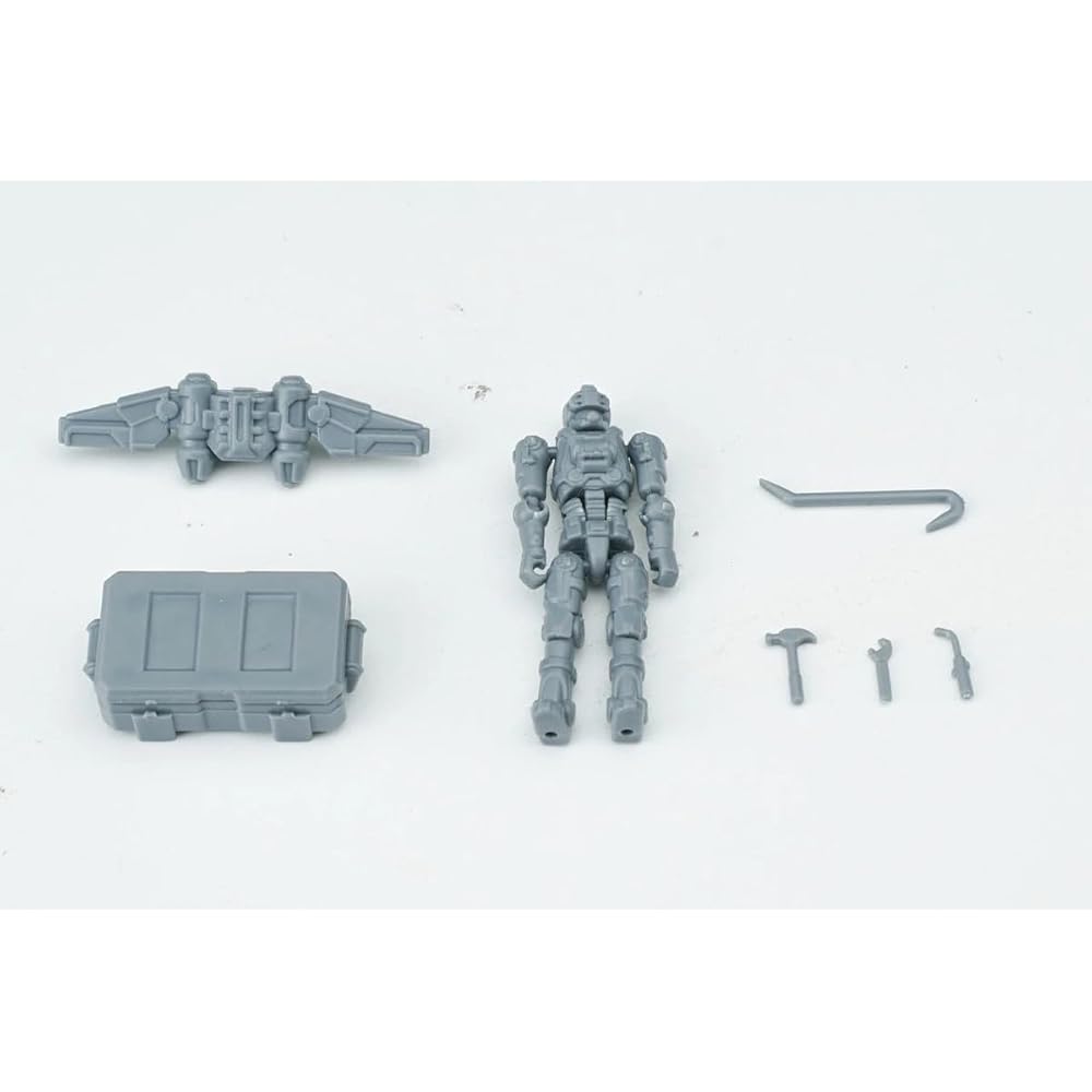 HiPlay Chieftain Continent 3-Minute Plan Series Mobile Unit Team Set of 6 Approx. 3cm Color-Coded Plastic Model Assembly Kit
