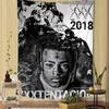XXX-Tentacion Rock Rapper Hanging Bohemian Tapestry Hanging Tarot Hippie Wall Rugs Dorm Home Decor