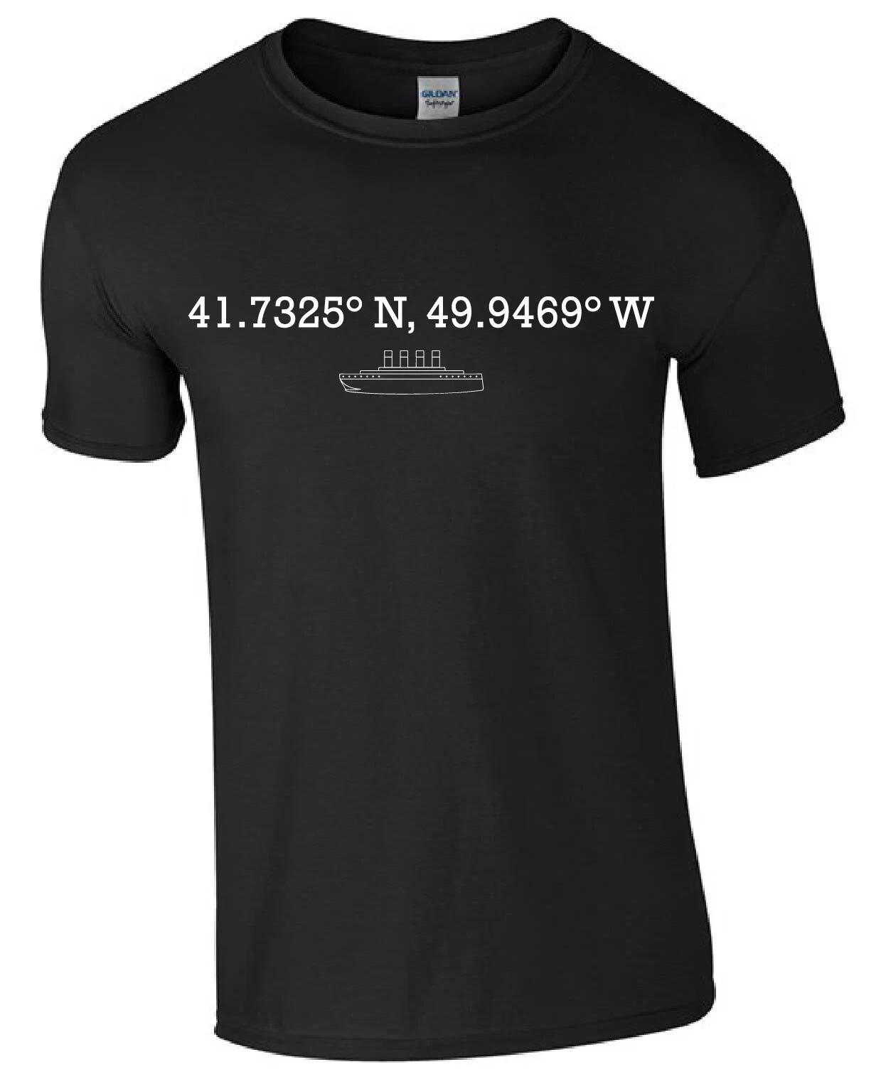 

Titanic Coordinates Unisex kids Top T-shirt 130