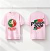 Portugal Flag Retro Style Graphic Children Shirt Kid Boys Girls Summer Cotton Short Sleeve Little Soccer Fan Casual Daily Wear