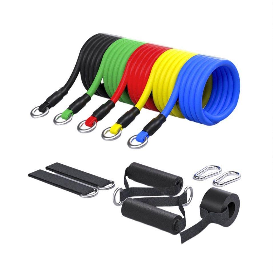 Elastic Resistance Band for Home Fitness and Chest Muscle Training