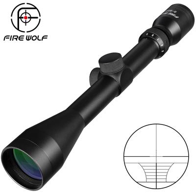 FIRE WOLF Taktický puškohled 3-9X40 Optika Sniper Puškohled na jelena Lovecké puškohledy Vzduchovková puška Venkovní zaměřovač s osnovou