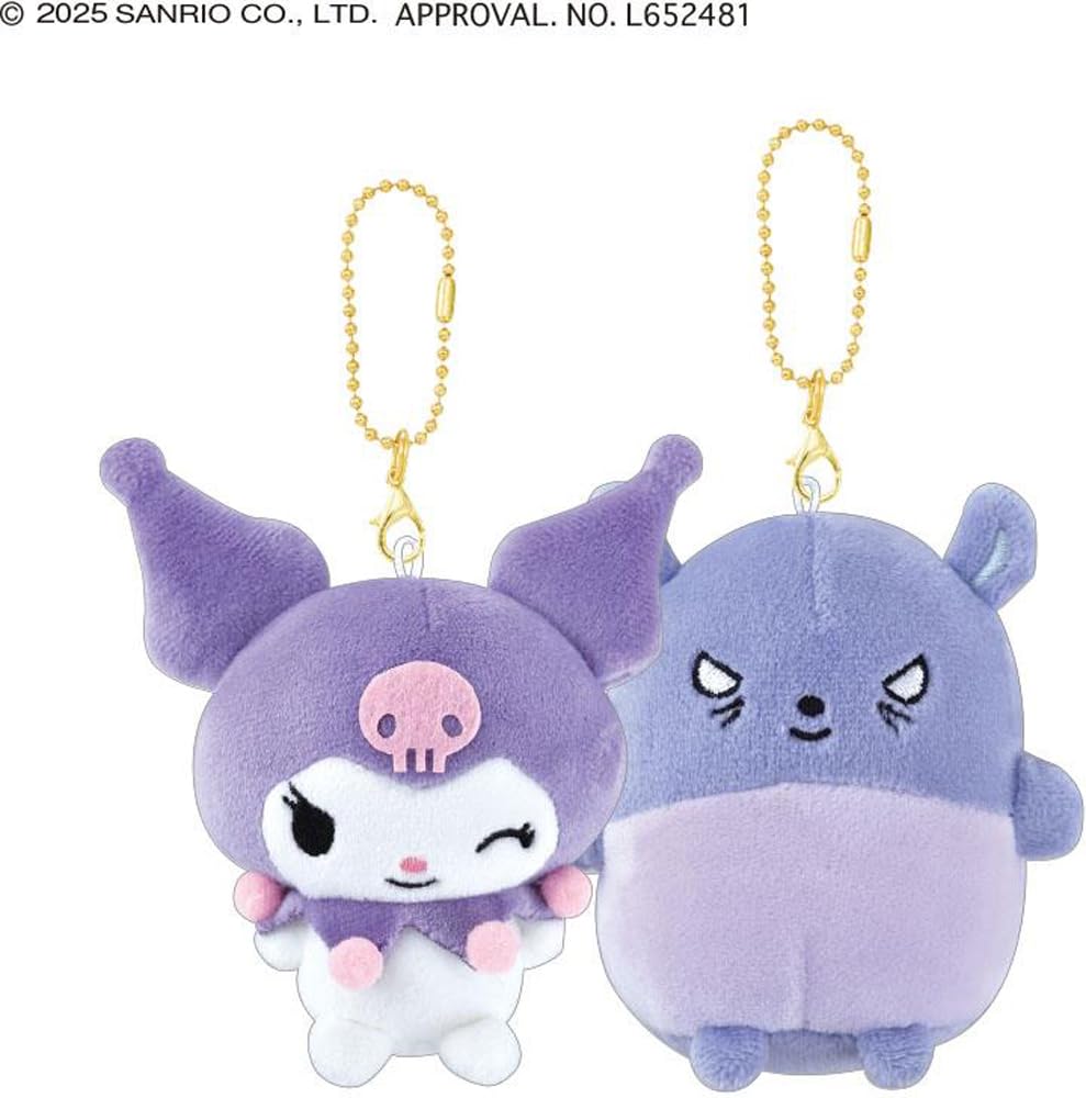 Crux Sanrio Nico Nui Keychain Kuromi Baku 125510