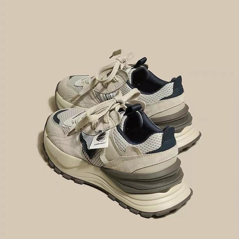 [Amano] Damen-Dad-Schuhe mit dicker Sohle 2025 neu Forrest-Gump-Schuhe atmungsaktiv und vielseitig lässige Sportschuhe ins Tide