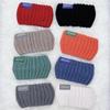Women Winter Wide Headband Solid Color Knitted Warm Headwrap Girls Punk Elastic Headwear Sports Hair Bands Accessories