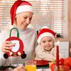 Christmas Favor Bags 2 Pieces Seasonal Favor Pouches Festive Snack Pouches For Kids Christmas Office Candy Chocolate Snack
