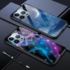Pouzdro na telefon z tvrzeného skla pro Huawei P30Lite Honor 90Lite 9X X6A X9B Infinix Hot40 Note30 Tecno Spark20 Moto G15 G22 Měkký okraj Nárazuvzdorný Hladký kryt