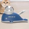 Adjustable Hole Cat Puzzle Treat Dispenser Whale-Shaped Treat Dispensing Dog Toys  Indoor Exercise