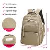 Damen 2024 Pendler-Computerrucksack mit großem Fassungsvermögen und mehreren Fächern für Studenten