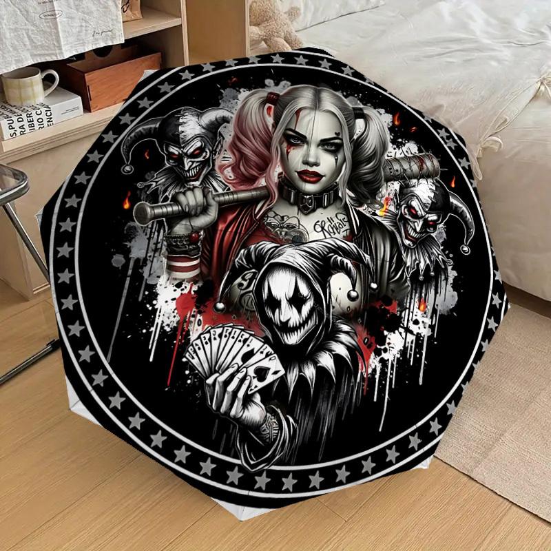 1PC Warner Harley Quinn Joker Umbrella-8-Rib Reinforced, Automatic Open, Lightweight-A99