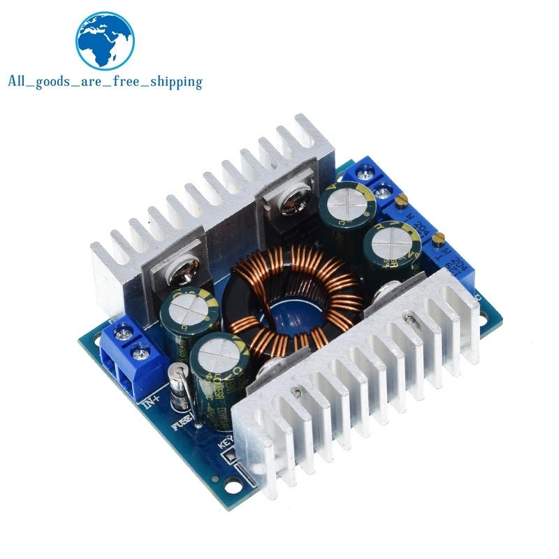 TZT DC 5-30V To 1.25-30V 8A Automatic Step UP/Down Converter Boost/Buck Voltage Regulator Module Charger Power Converter DIY KIT