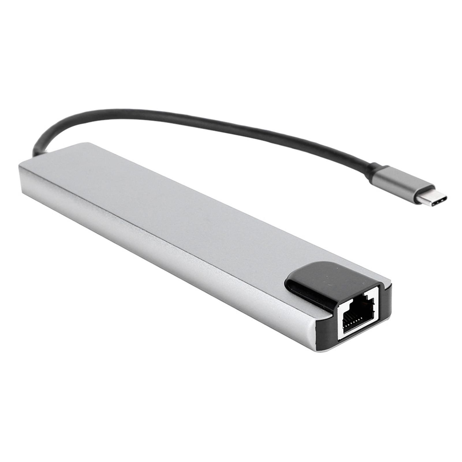 

8 In 1 TypeC to 4K for HDMI Docking Station Adapter Fast Charger Dock Station