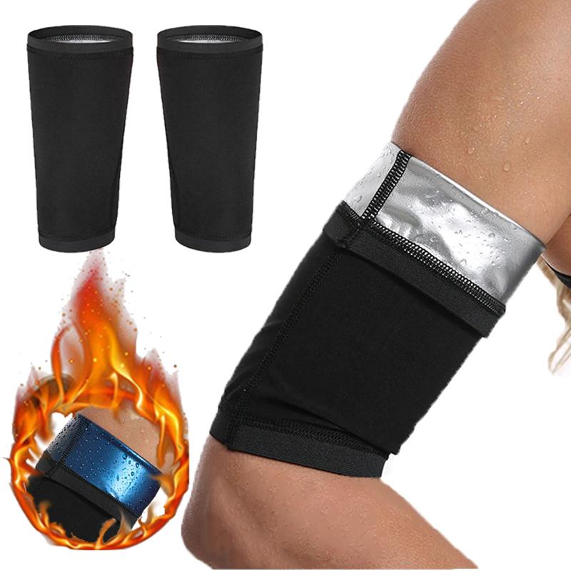1Pair Arm Slimming ShaperS Compression Wrap Sport Sauna Sweat Bands for Weight Loss Women Workout Fitness Arm Trimmer Strap