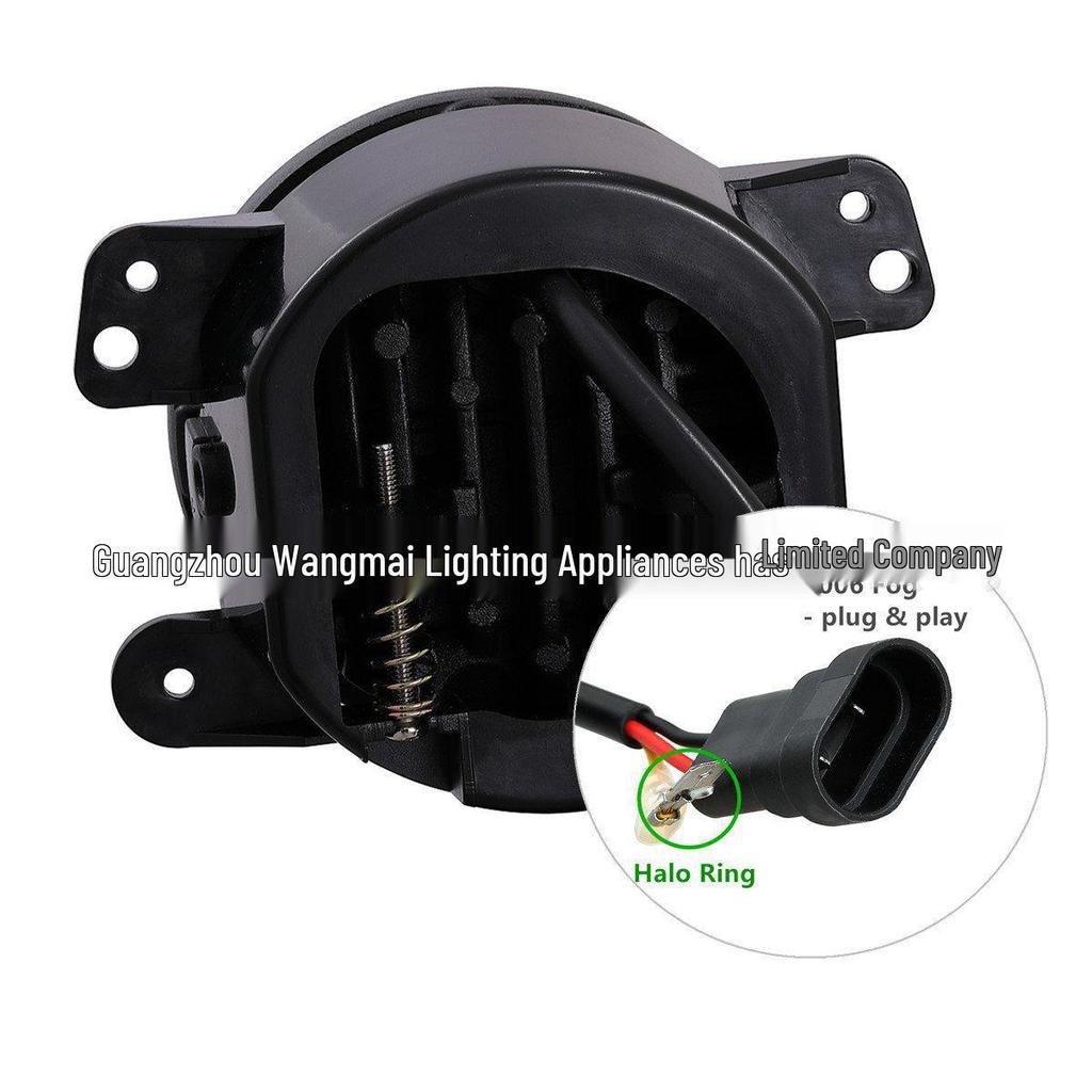 Universal 4-inch Angel Eye Fog Lights for Wrangler & PT Cruiser