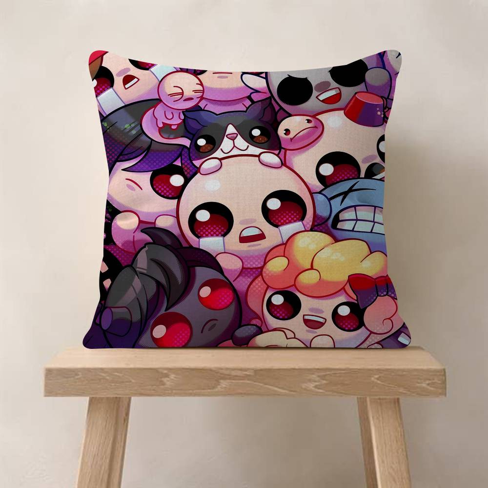 Game The Binding Of Isaac Movie Sticky Decorative Room Aesthetics Pillow Case Home Decor Bedroom Sofa Bed Couch Pillow X