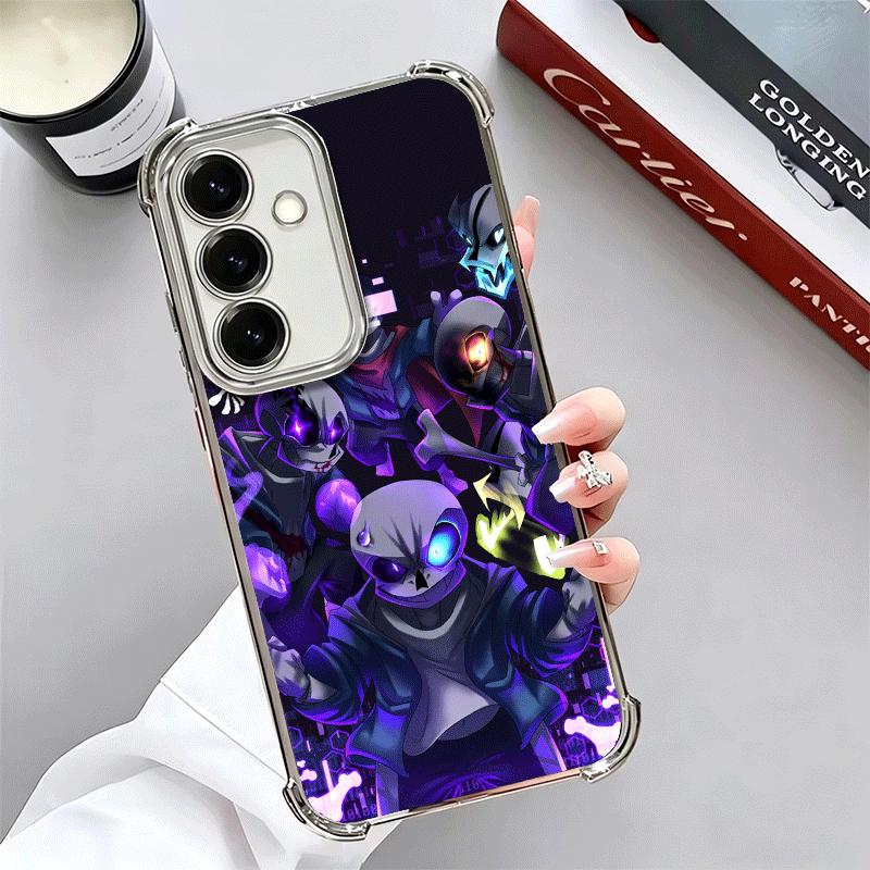 U-Undertale S-Sans Plating Phone Case For Samsung A17 A07 A37 A57 A16 A56 A15 A55 A14 A54 A13 A53 A26 A36 A25 A35 A24 A34 A23 A3
