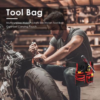Multi-function Hammers Screwdriver Repair Tool Pouch Storage Tool Bag Waist Pack
