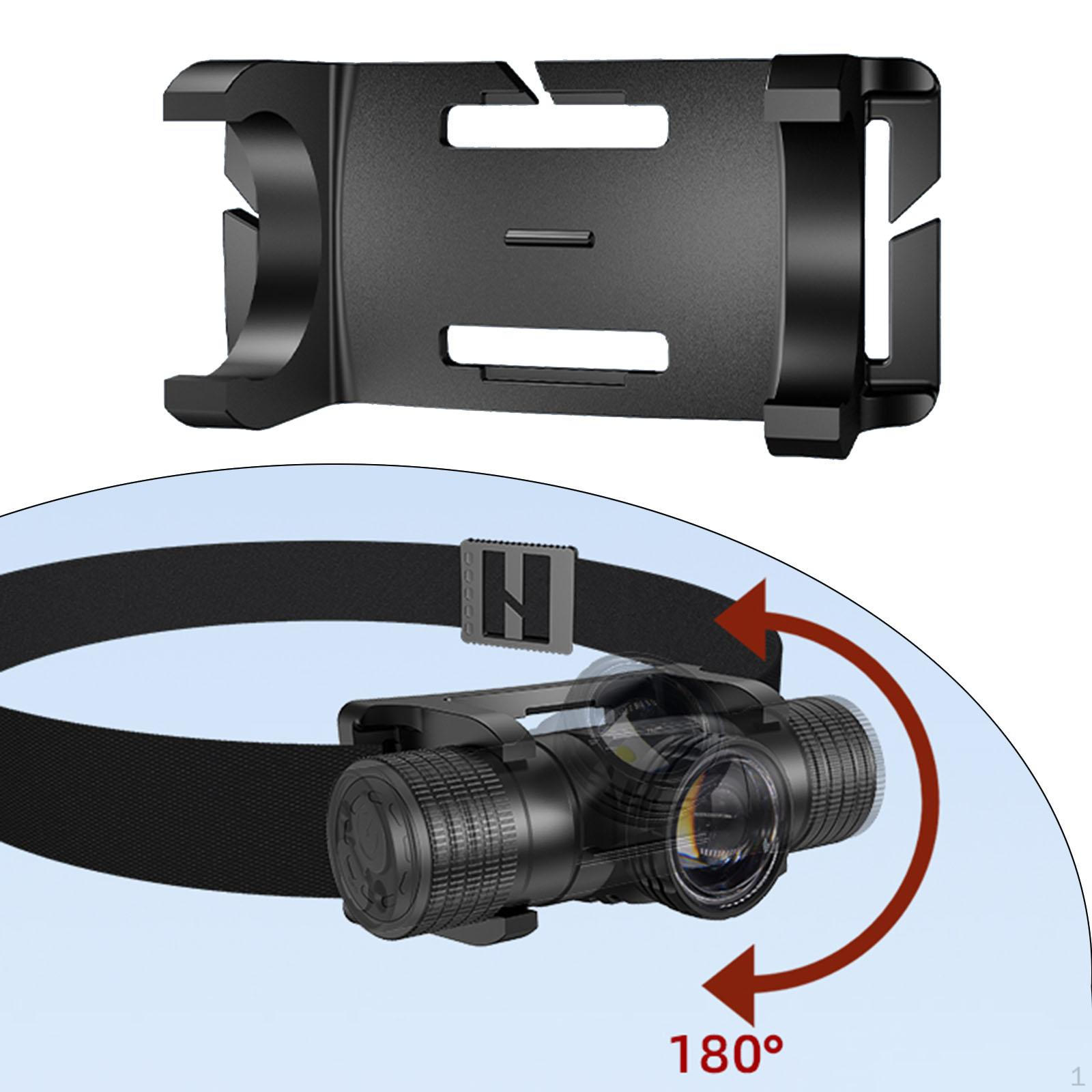 

Кліпса кронштейна фари Кріплення фари Тримач для ліхтаря на шлем Підтримка Легка установка для 6x3cm