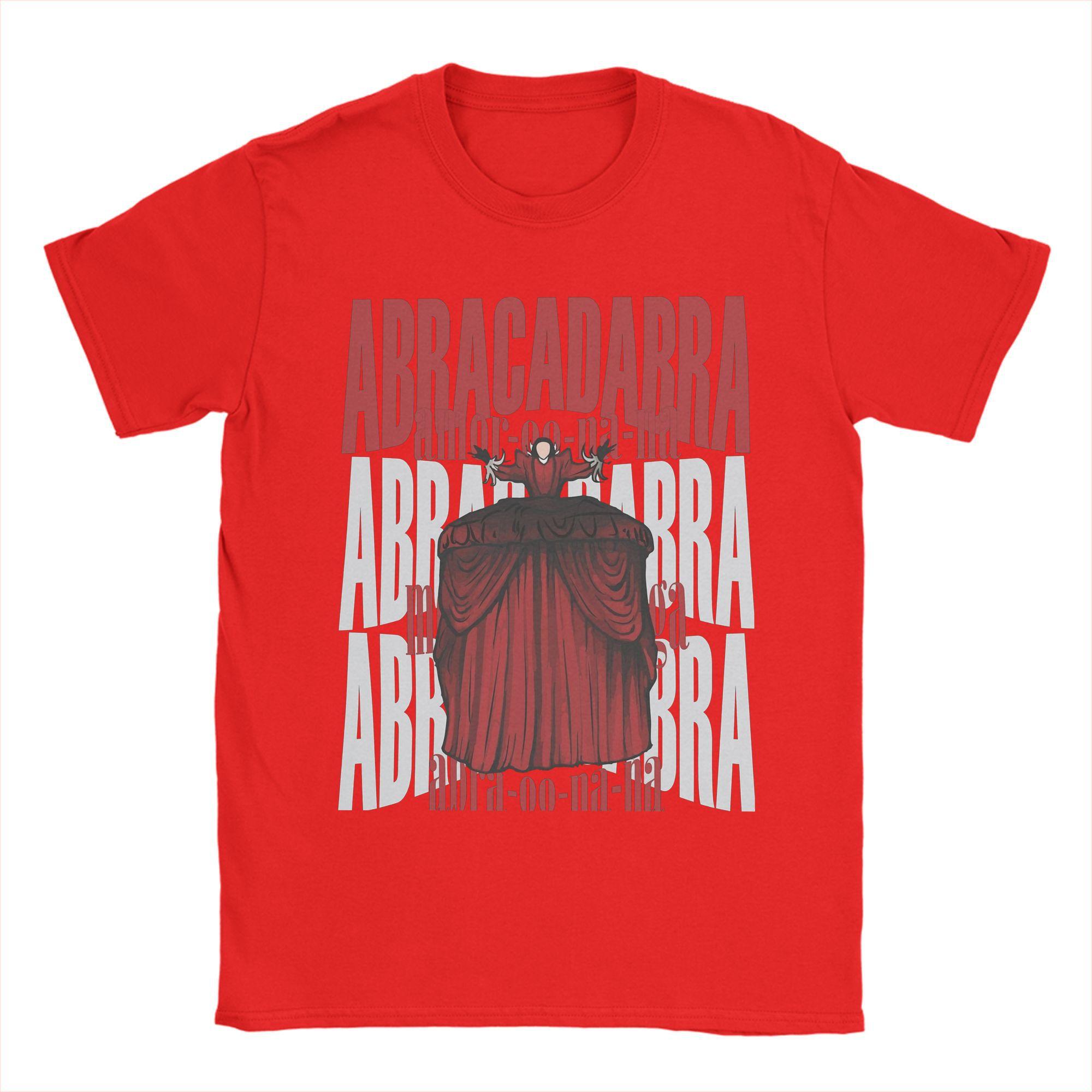 

Футболки Lady Gaga Mayhem Abracadabra для мужчин, хлопковая сумасшедшая футболка с круглым вырезом, футболки с коротким рукавом, одежда больших размеров S