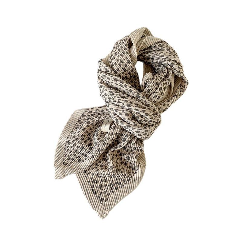 Imitation Cotton and Linen Scarf Printed Sweet Clothing with Scarf Shawl Warm Temperament Scarf