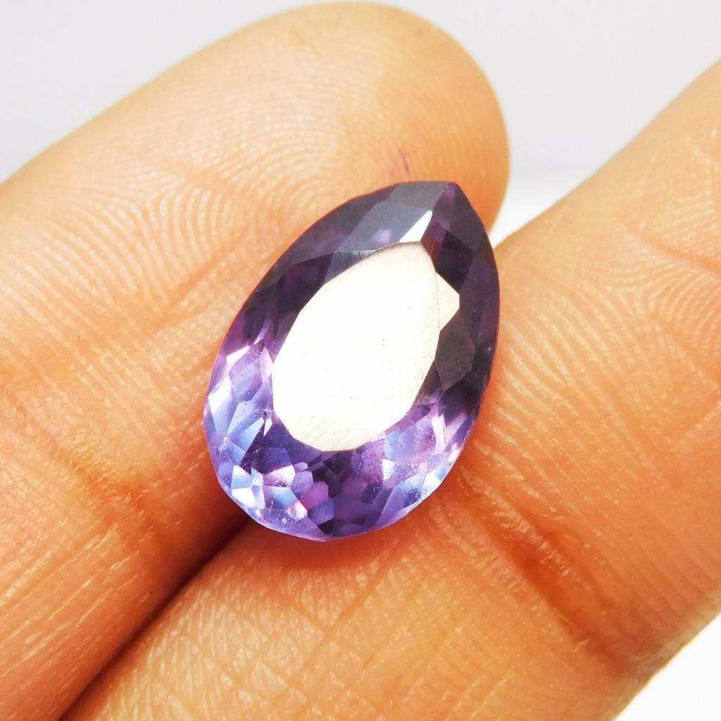 Natural Alexandrite 6.00 Ct CERTIFIED Pear Cut Color Change Loose Gemstone