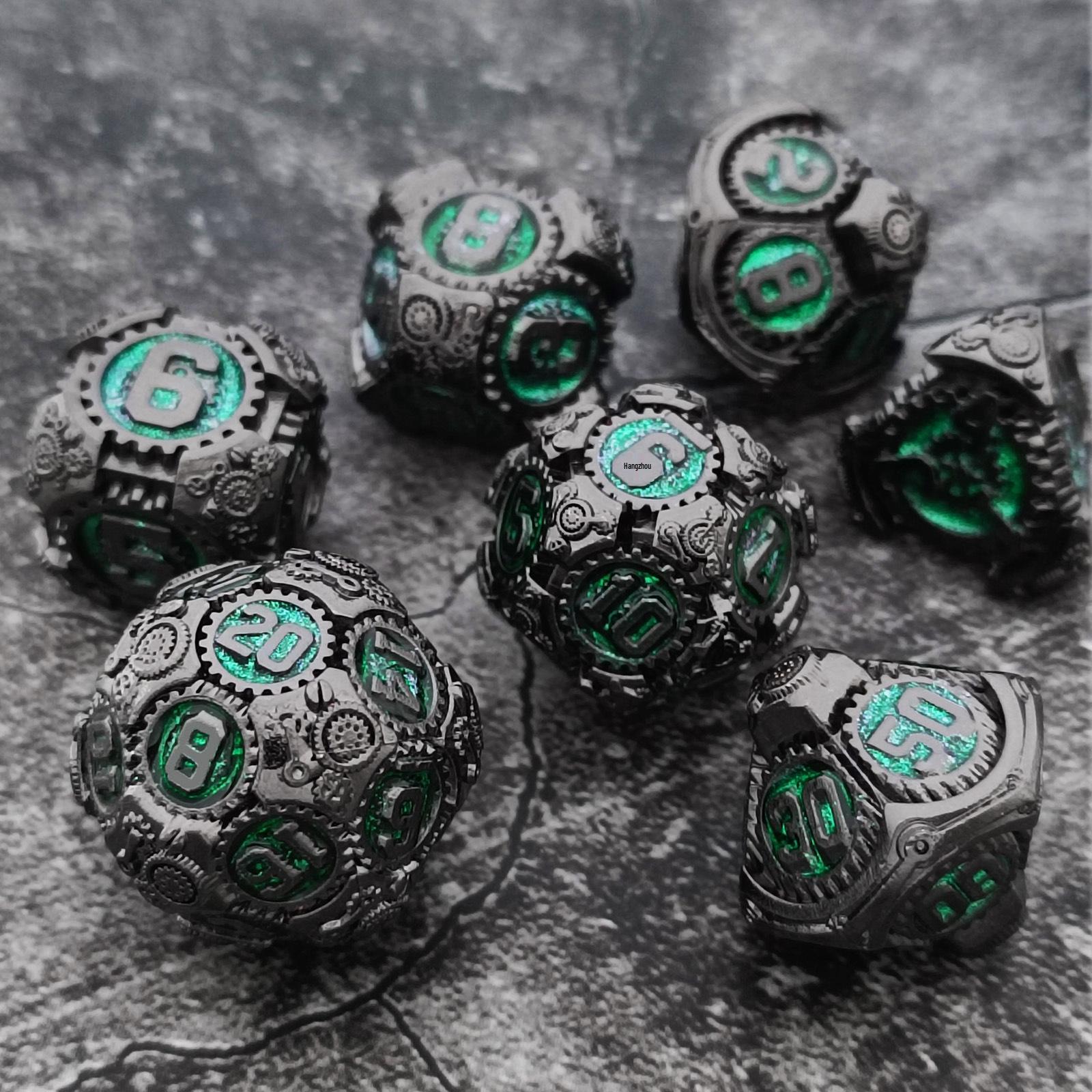 

Cthulhu Polyhedral Metal Dice Set for DND RPGs