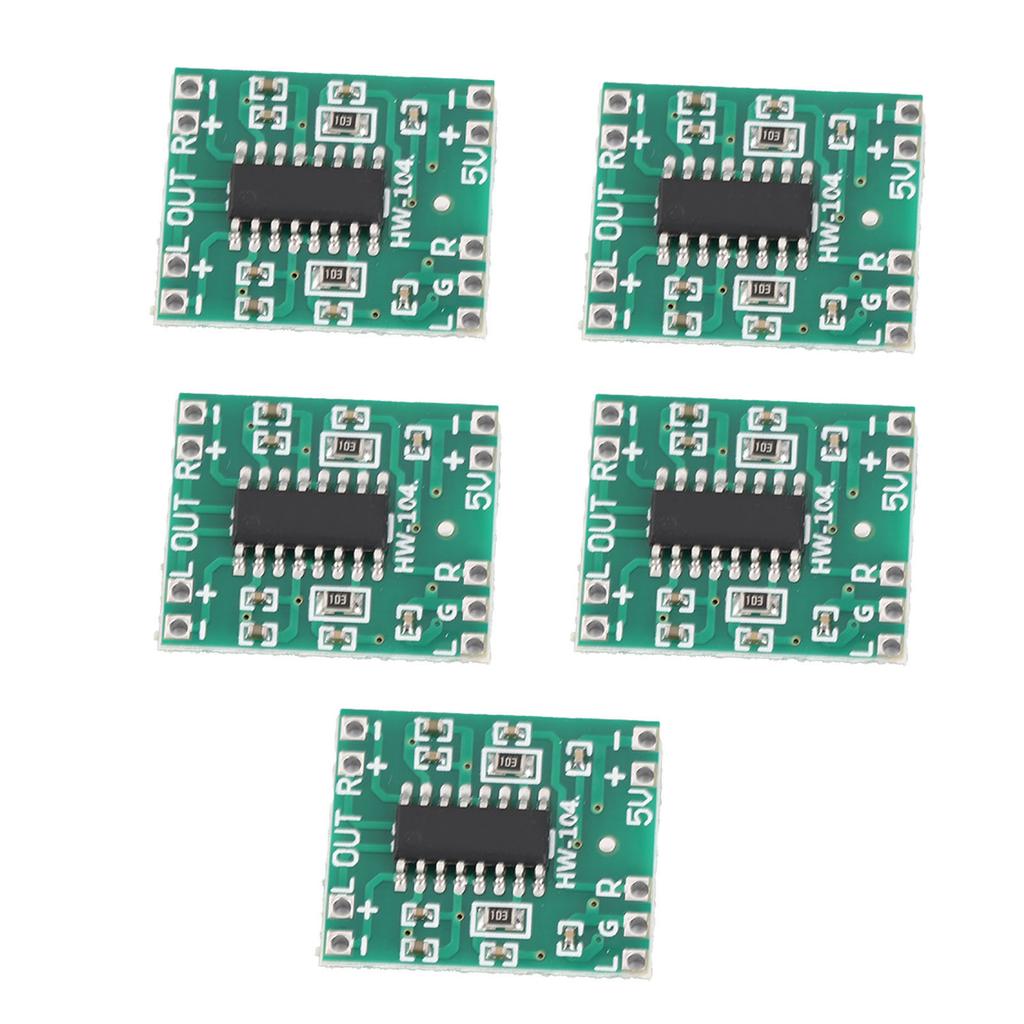5pcs Super Small 3W+3W Type D PAM8403 Digital Audio Amplifier Power Amp Module 2.5V5.5V