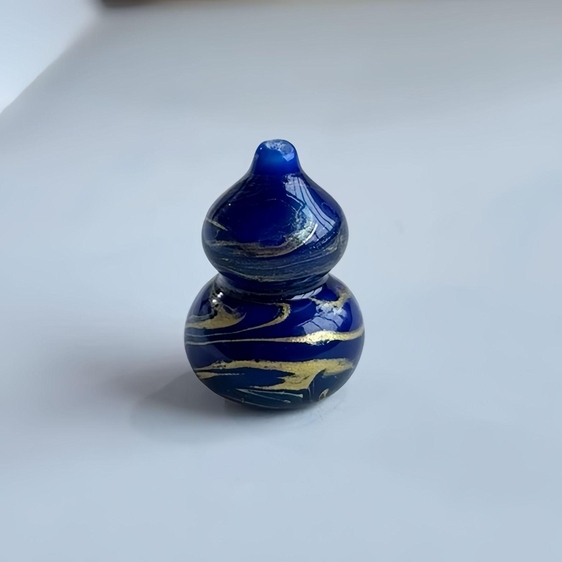 Handcrafted Colored Lacquer Gourd Pendant Decoration