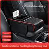 Auto Center Console Armrest Cushion With 2 Cup Holder Armrest Heightening Pad Auto Amrest Pillow Cover Pad for All Seasons