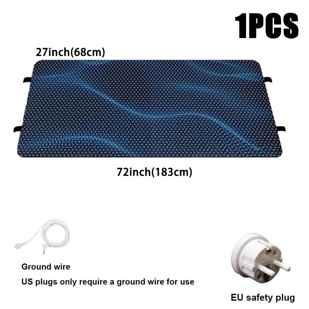 Grounding Sleep Mat Conductive Leather Earthing Mattress Pad Better Sleep Stress Relief