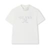 New FILA MILANO Collection T-Shirt Women's Cloud White F11W515102F-WT