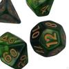7 Pieces Acrylic Polyhedral Dices D6 D4 D8 D10 D12 D20 Gifts Board Game Props Durable for Role