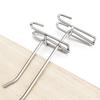 10Pcs 5-25Cm Screen Hooks Supermarket Stainless Steel Grid Hooks 3.2Mm Thickness Wire Mesh Hanging Hooks For Screen Grid