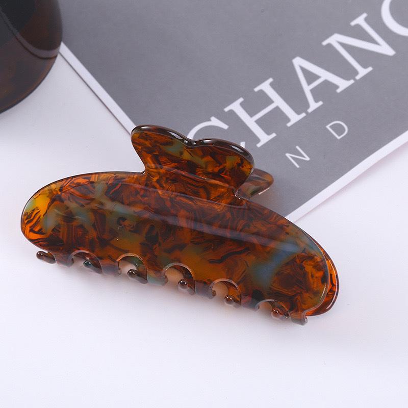 Colorful Acetate Large Dopamine Hair Claw - High-End Hairpin Accessory