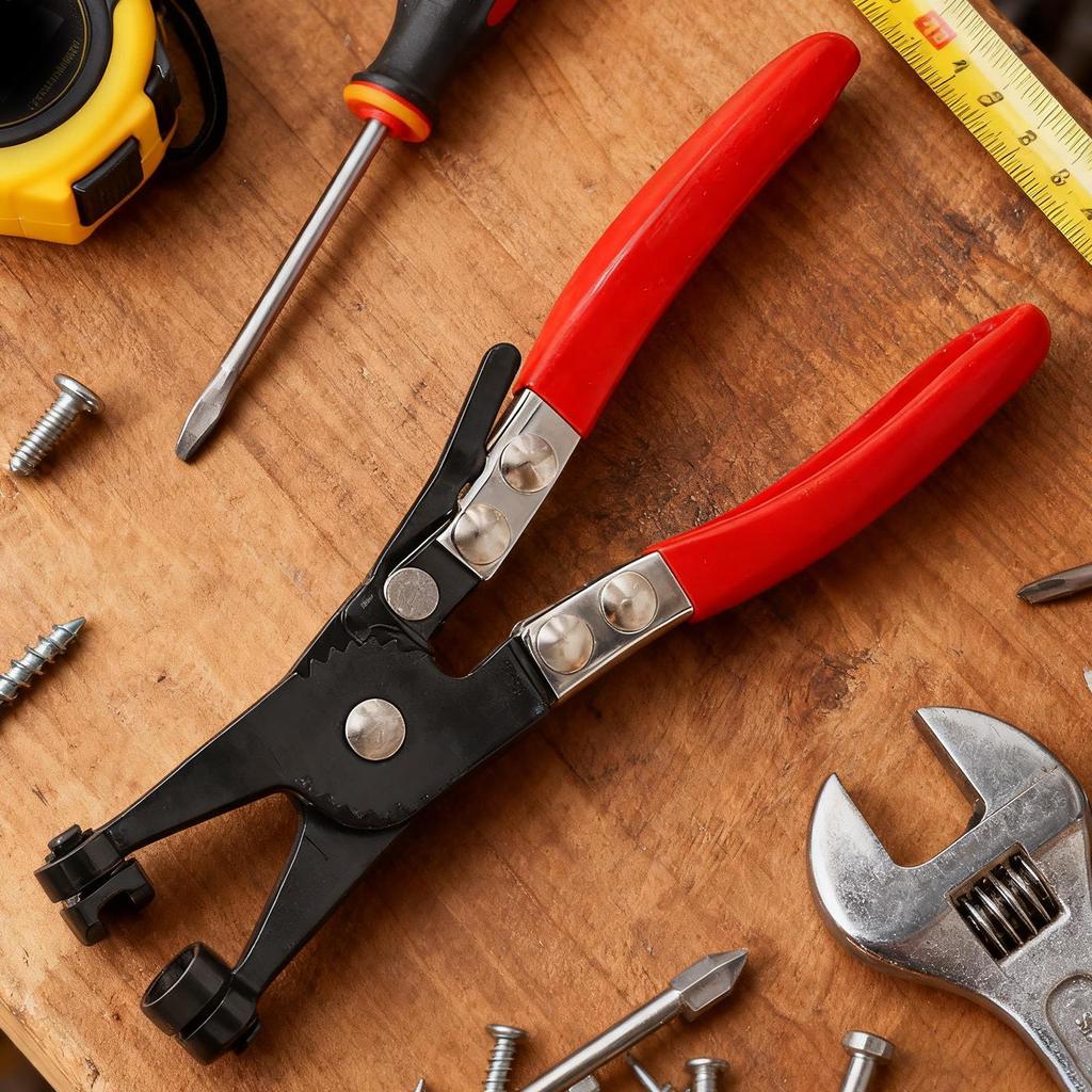 Clamp Pliers Heavy Duty Professional Non-Slip Auto Supplies With Handle Spring Hose Clamps For Car Repair Motorcycle Truck