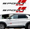 1Pair Sport Racing Car Sticker Waterproof Vinyl Decal for Auto Side Skirt Side Body Door Exterior Styling Accessories Universal