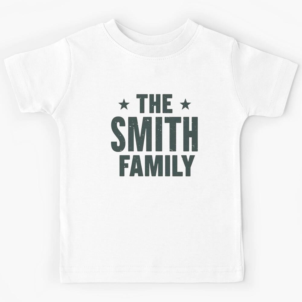 The Smith Family Vintage Aesthetic Retro Style Design Kids T-Shirt 160