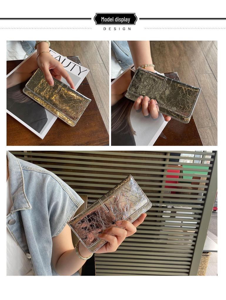 Women's Genuine Leather Long Wallet 2025 - Card Holder, Trendy, High-End, Practical Design